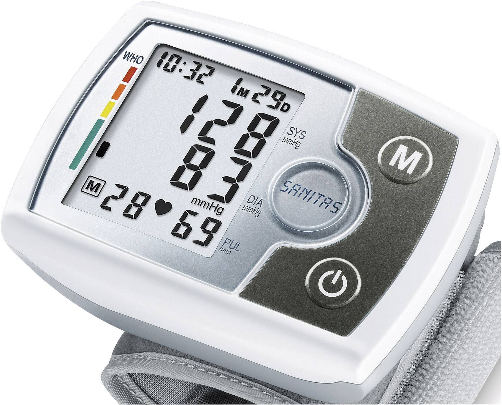 Sanitas SBM03 Wrist Blood pressure monitor 651.21 |