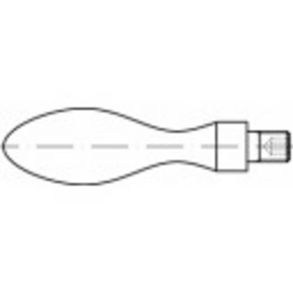 TOOLCRAFT Ball handle Steel 105327 10 pc(s) (Ø) 25 mm