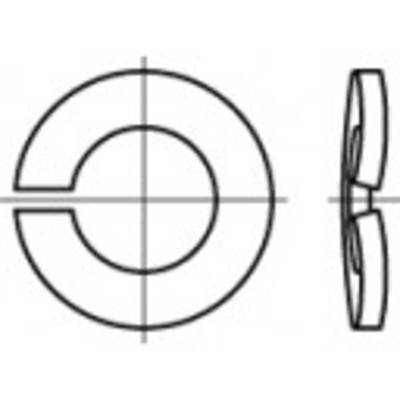TOOLCRAFT  105787 Split lock rings Inside diameter: 4.1 mm  DIN 128   Spring steel  100 pc(s)