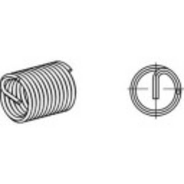 Alstertaler Schrauben & Präzisionsteile  1070038 Threaded inserts M3 6 mm       25 pc(s)