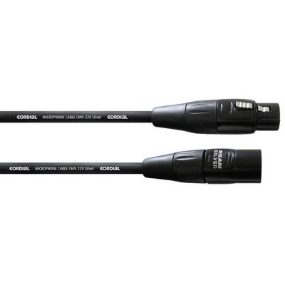 Cordial CIM 2,5 FM XLR Cable [1x XLR socket - 1x XLR plug] 2.50 m Black