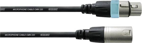 Cordial CCM5FM XLR Connection cable [1x XLR socket - 1x XLR plug] 5.00 m Black