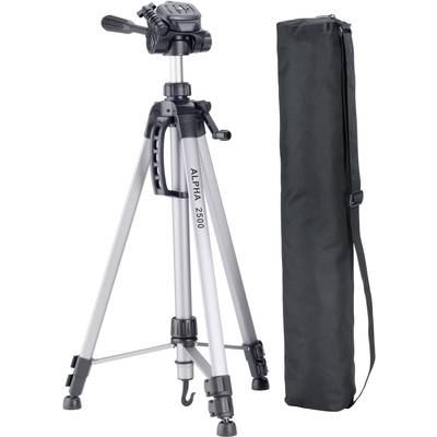 Image of Cullmann Alpha 2500 Tripod Working height=63 - 165 cm Silver incl. bag