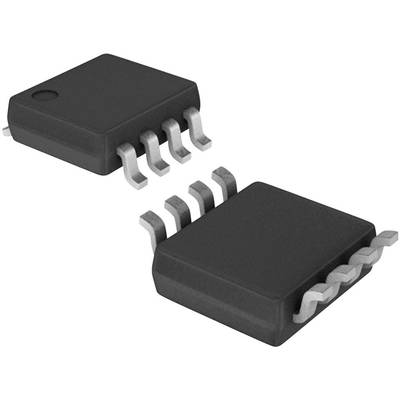 Two integrated circuits with eight pins, demonstrating wafer-level packaging for electronic devices.