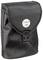 Black camera bag with flap and buckle, brand logo and text 'Canon Image Stabiliser' on the front.