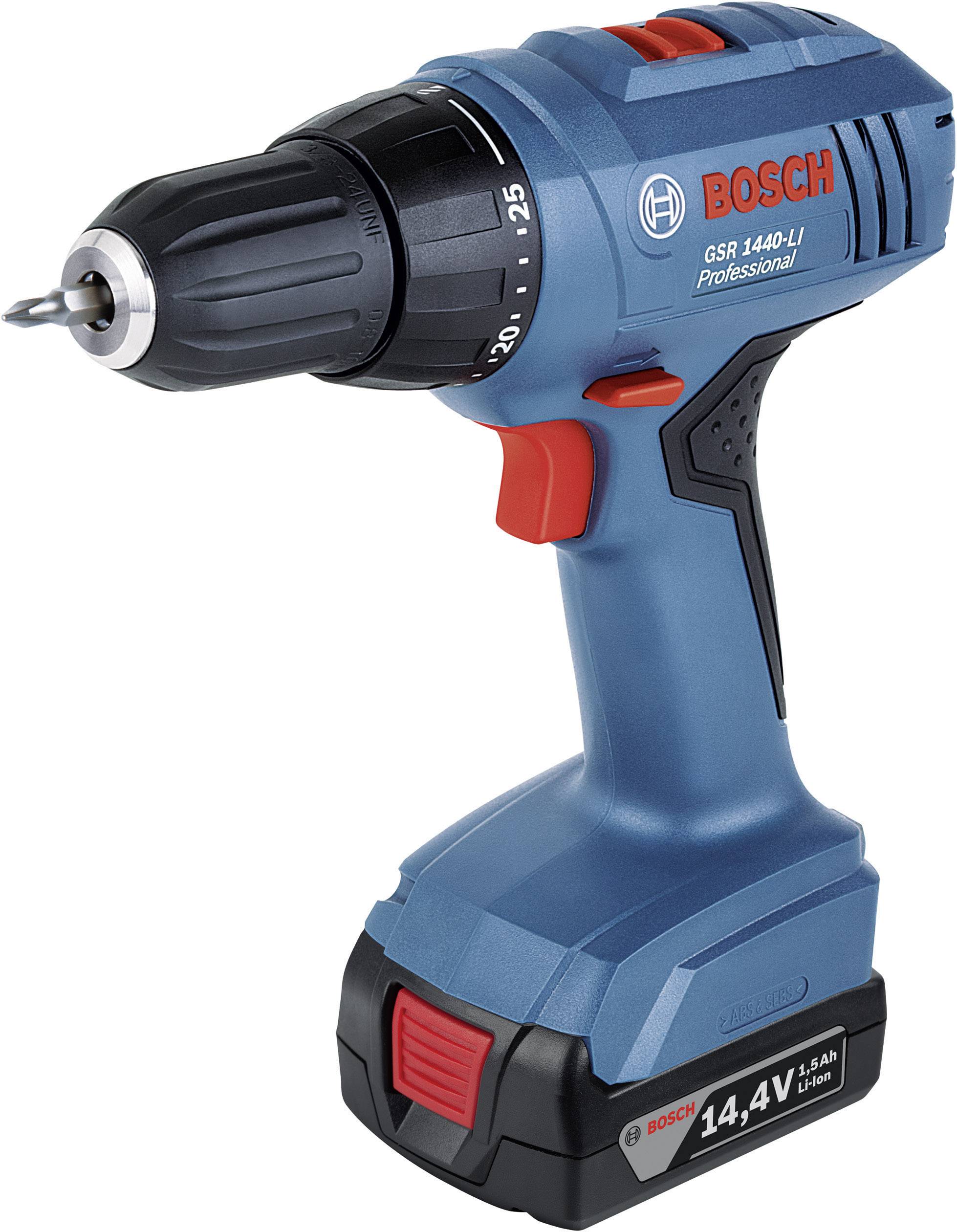 Bosch Professional GSR 1440-LI 06019A8405 drill 14.4 V 1.5 Li-ion incl. spare battery, incl. |