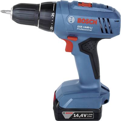 Bosch Professional GSR 1440-LI 06019A8405 Cordless drill 14.4 V 1.5 Ah Li-ion incl. spare battery, incl. case-1