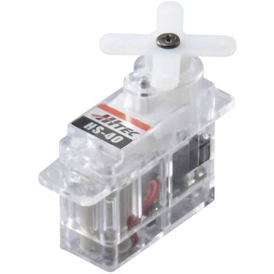 Hitec Micro servo HS-40 Analogue servo Gear box material: Plastic Connector system: JR