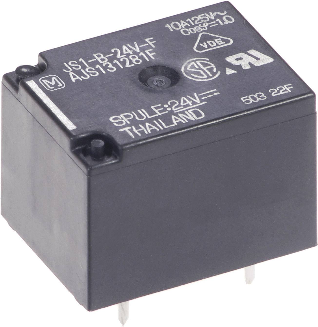 Panasonic JS1-B-24V-F PCB Relay 24 V DC 10 A 1 Change-over 1 Pc(s ...