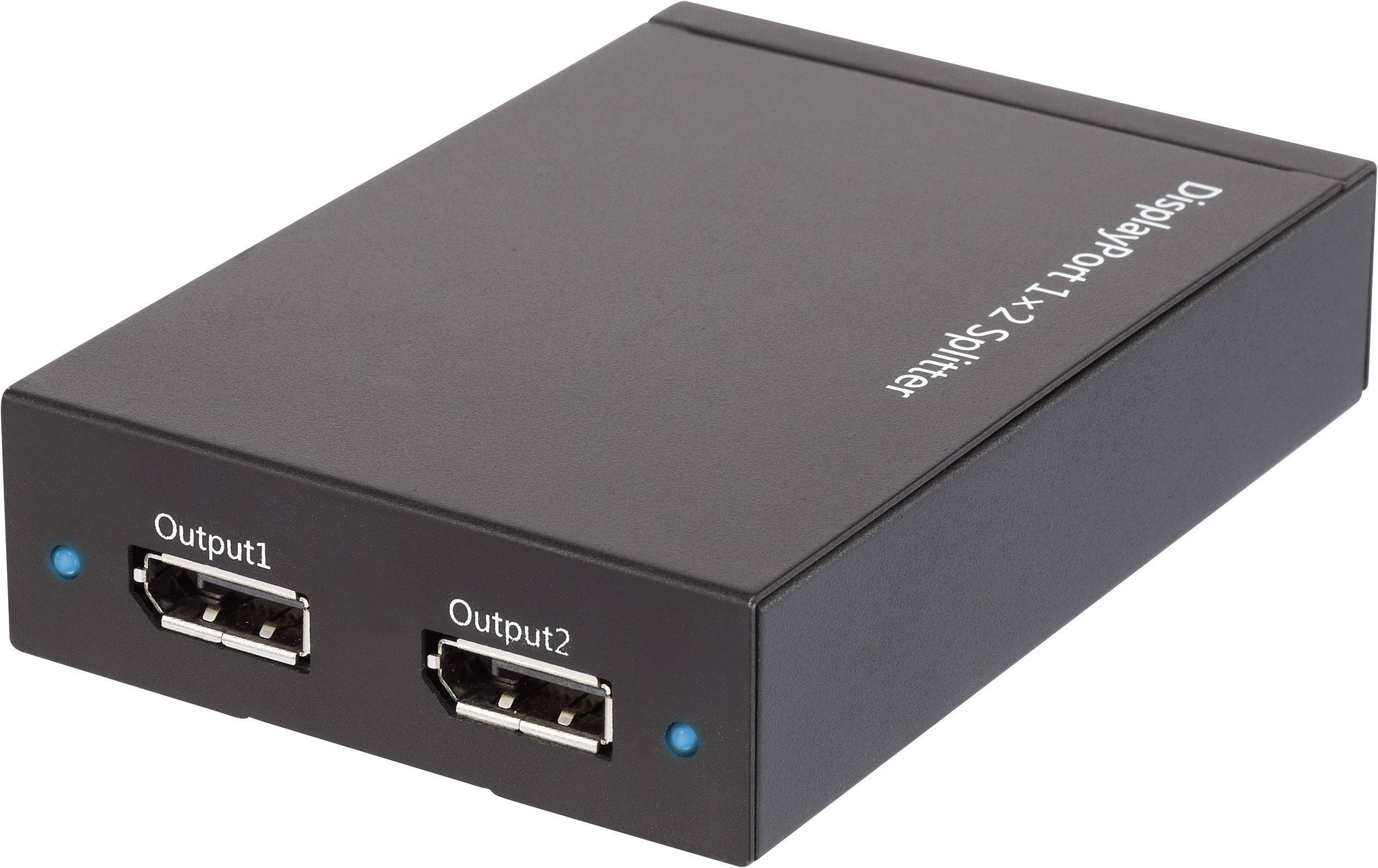 2 ports DisplayPort splitter 2560 x 1600 p Black | Conrad.com