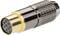 A black and gold plug with multiple contact pins, often used in electronic devices.