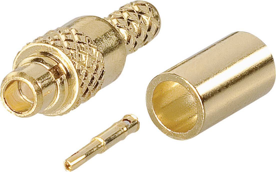 TRU COMPONENTS 1579227 MMCX reverse polarity connector Plug, straight 1 pc(s)-0