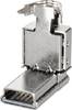 Mini USB-plug 2/0 Plug, right angle 10120235 10120235 BKL Electronic Content: 1 pc(s)