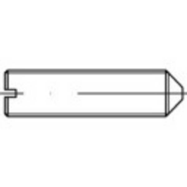 TOOLCRAFT 108446 Grub screw M5 25 mm Steel 200 pc(s)