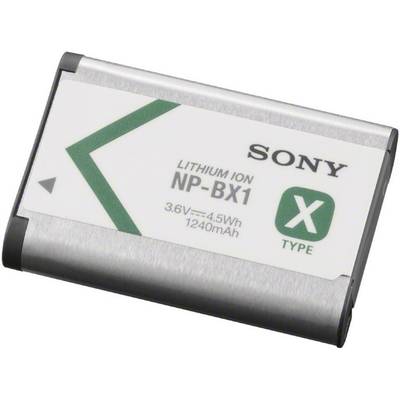 Sony NP-BX1 Camera battery replaces original battery (camera) NP-BX1 3.6 V 1240 mAh