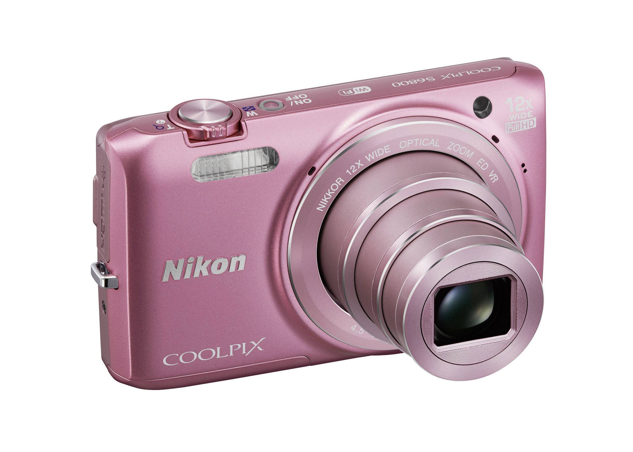 Digital camera Nikon Coolpix S6800 16 MPix Optical zoom 12 x Pink Full