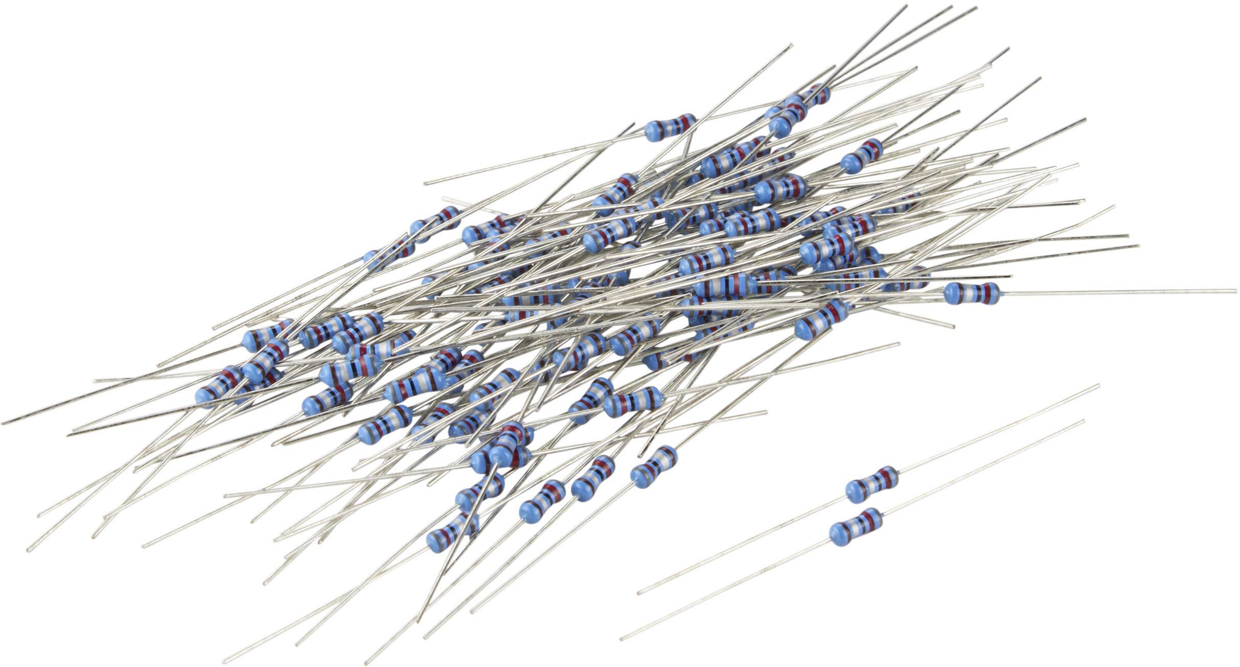 TRU COMPONENTS 1584342 TC-MF0W4FF1100KIT203 Metal film resistor 110 Ω Axial lead 0207 0.25 W 1 % 100 pc(s)