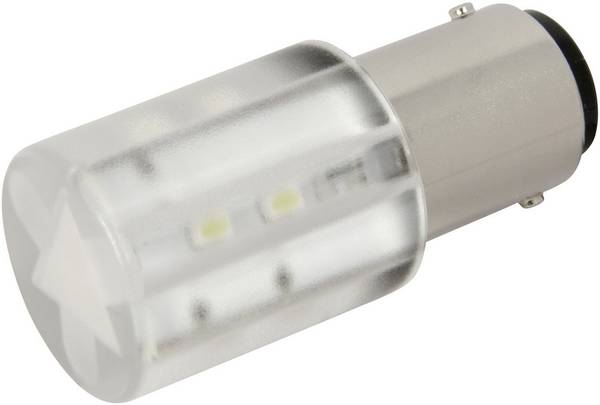 CML Innovative Technologies 1856035W LED indicator light Cold white BA15d 24 V DC, 24 V AC 1400 mcd