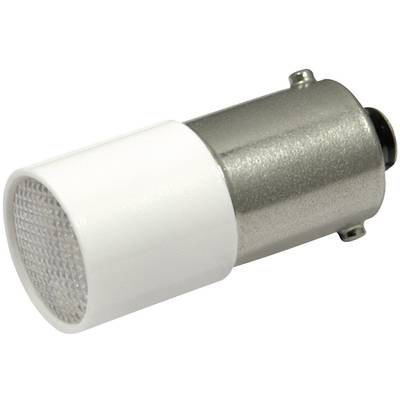 A white LED bulb with a metallic base, suitable for vehicles.