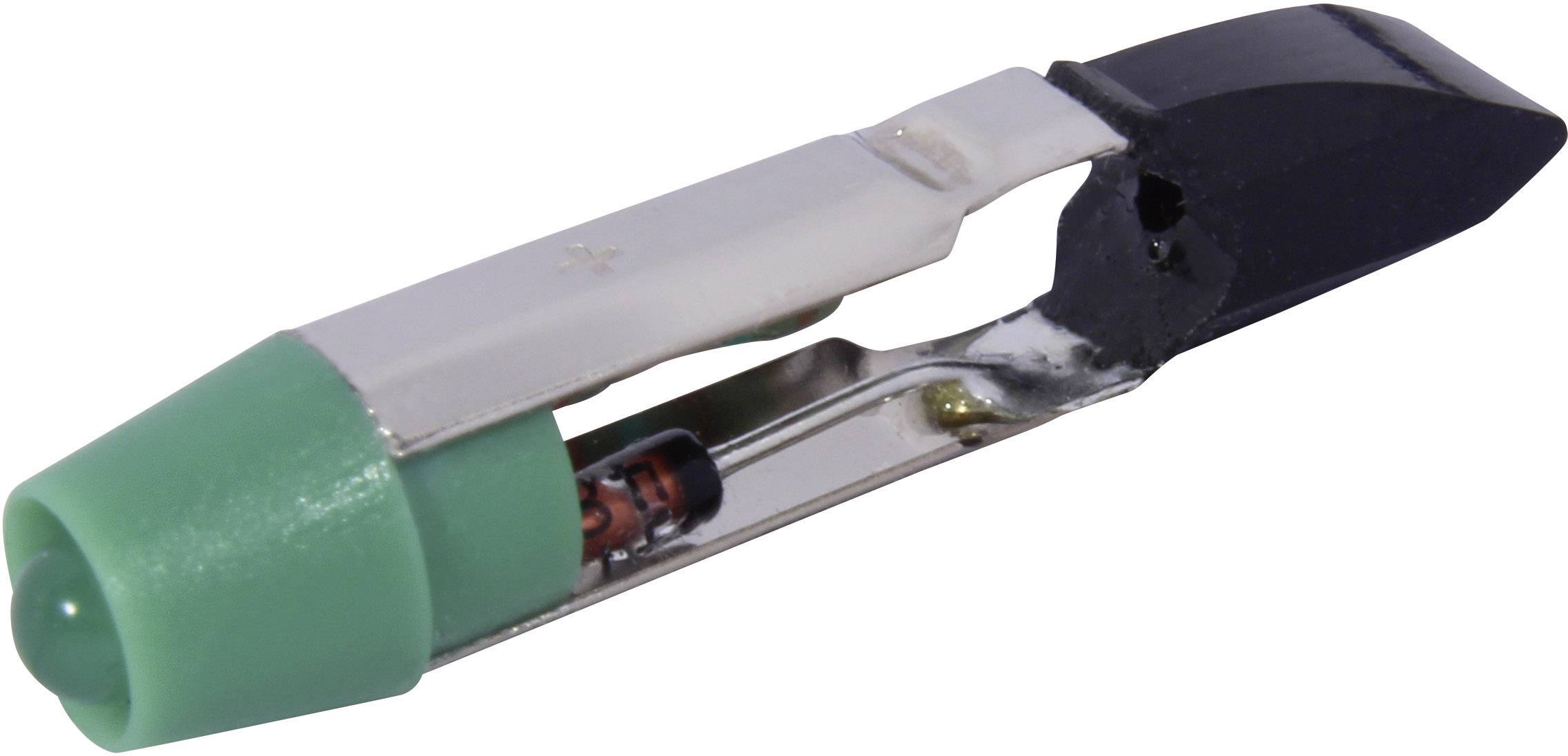 CML 1505135UG3 LED indicator light Green T5.5 24 V DC, 24 V AC 2100 mcd