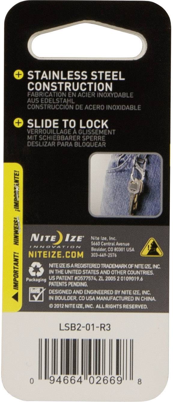 Nite Ize Ni Lsb2 11 R3 Snap Hook Sidelock S Biner 2 50 Mm X 22 Mm X 8 Mm 1 Pc S Conrad Com