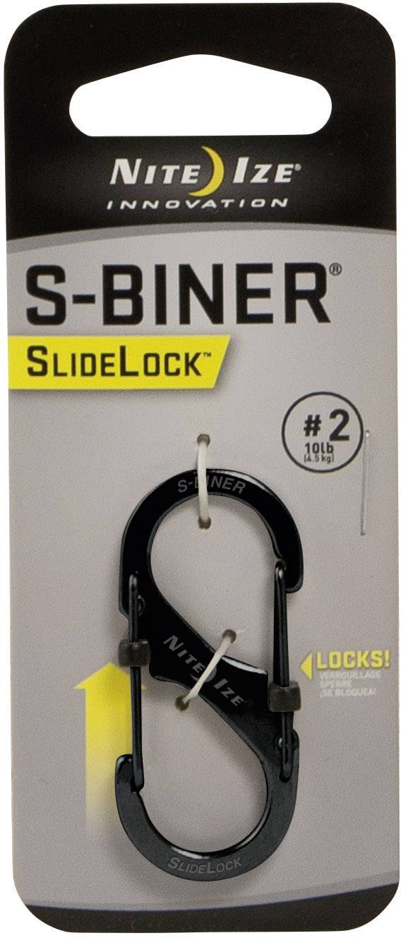 NITE Ize NI-LSB2-01-R3 Snap hook SideLock S-Biner 2 50 mm x 22 mm x 8 mm 1 pc(s)