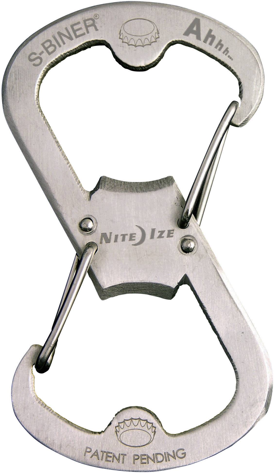NITE Ize Key carabiner NI-SBO-03-11 S-Biner Ahhh Stainless steel 1 pc(s)