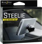 Steelie vehicle mount for smartphones, navigation systems, GPS