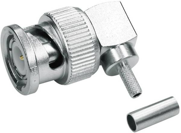 Telegärtner 100023458 100023458 BNC connector Plug, right angle 75 Ω 1 pc(s)