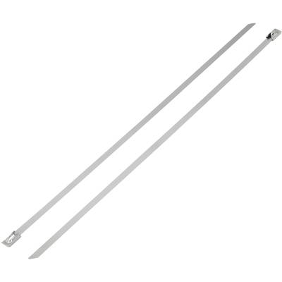 TRU COMPONENTS 1592826 TC-BST-266203 Cable tie 266 mm 4.60 mm Silver  1 pc(s)