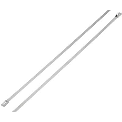 TRU COMPONENTS 1592827 TC-BST-300203 Cable tie 300 mm 4.60 mm Silver  1 pc(s)
