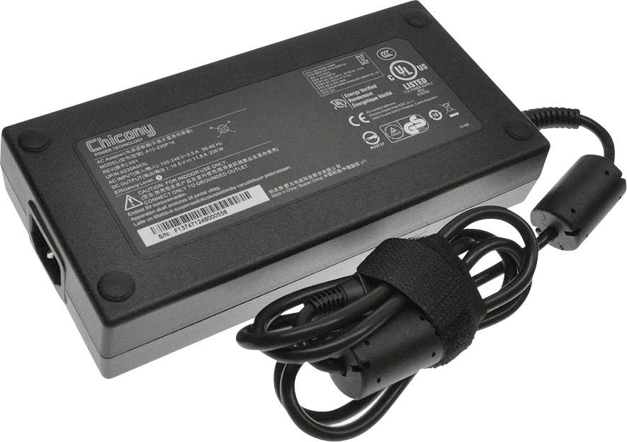 Clevo 6-51-P1752-010 Laptop PSU 230 W 19.5 V DC 11.8 A