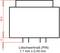 Line drawing of a rectangular electronic component with three pins, dimensions: height 32.4 mm, width 4 mm, pin size 1.1 mm x 0.45 mm.