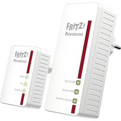 AVM FRITZ!Powerline 540E WLAN Set Powerline Wi-Fi starter kit 20002610   500 MBit/s
