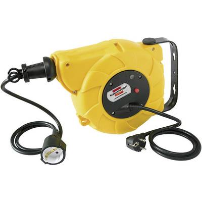 Brennenstuhl 1241020300 Wall-mounted cable reel 9.00 m Black PG plug