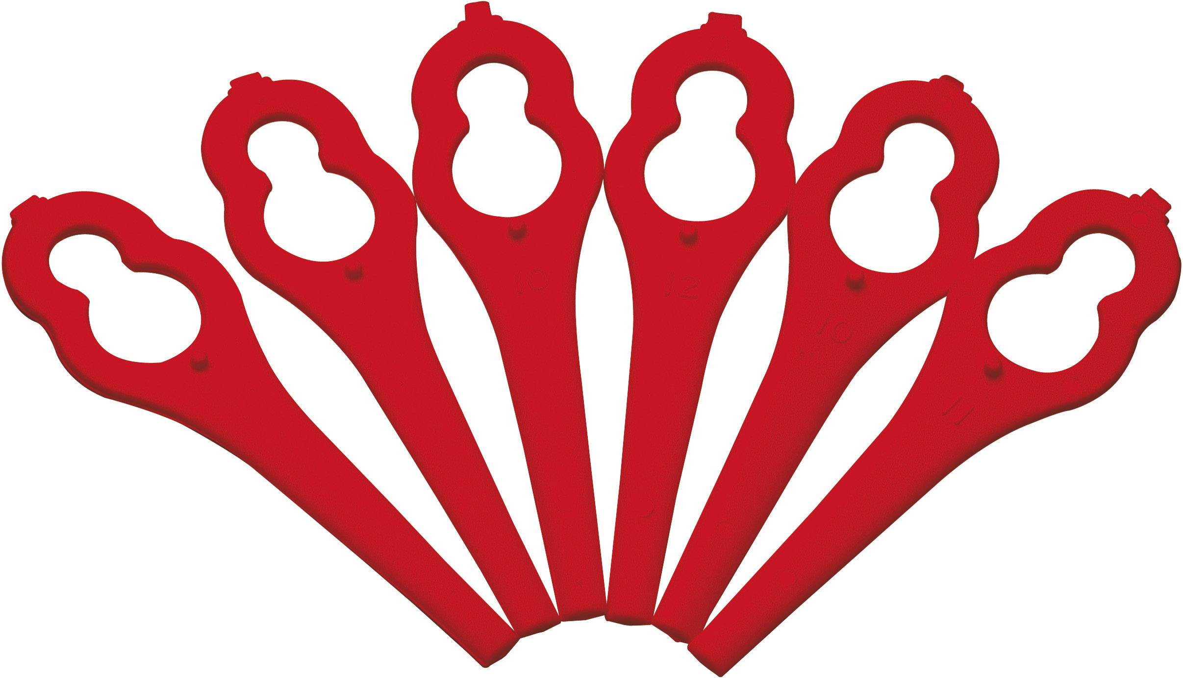 Bosch Home and Garden F016800183 Replacement blade 24-piece set Suitable for (lgrass trimmer): Bosch ART 26 Accutrim