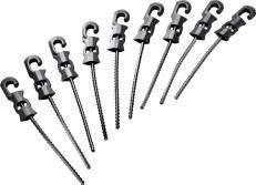 Bosch Home and Garden F016800323 Replacement blade 9-piece set Suitable for (lgrass trimmer): Bosch AMW RT-1