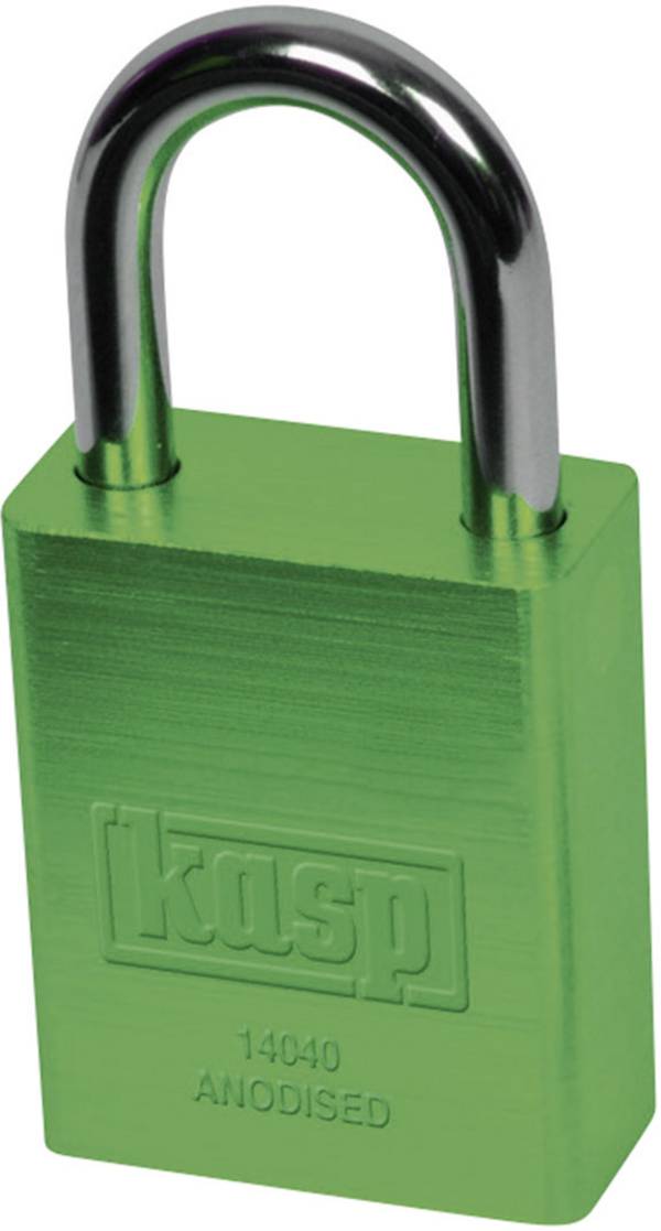 Kasp K14040GRED Padlock 38 mm keyed to differ Green