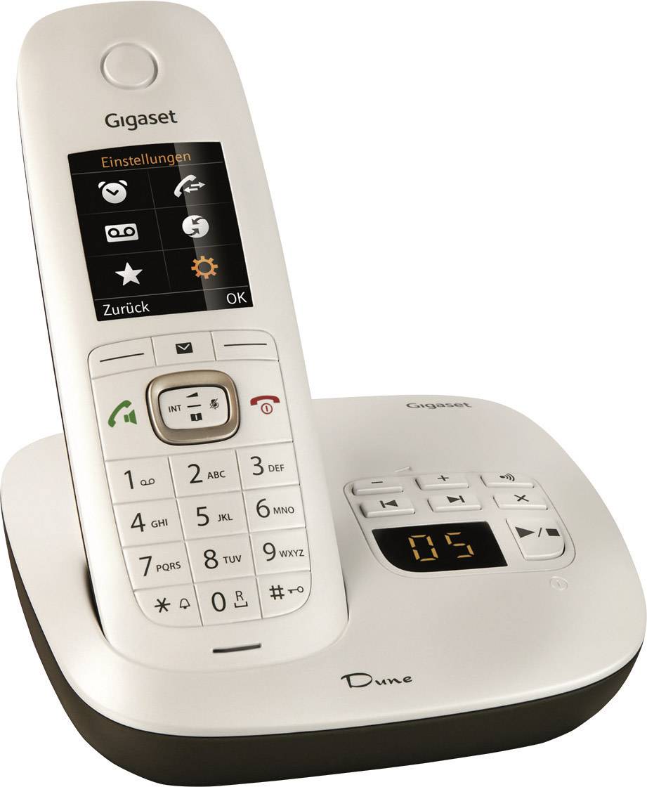 Gigaset DUNE CL540A Cordless analogue Answerphone, Headset connection
