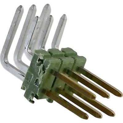 'Close-up of a curved metal and plastic connector with multiple pins, typical of electronic device connections.'