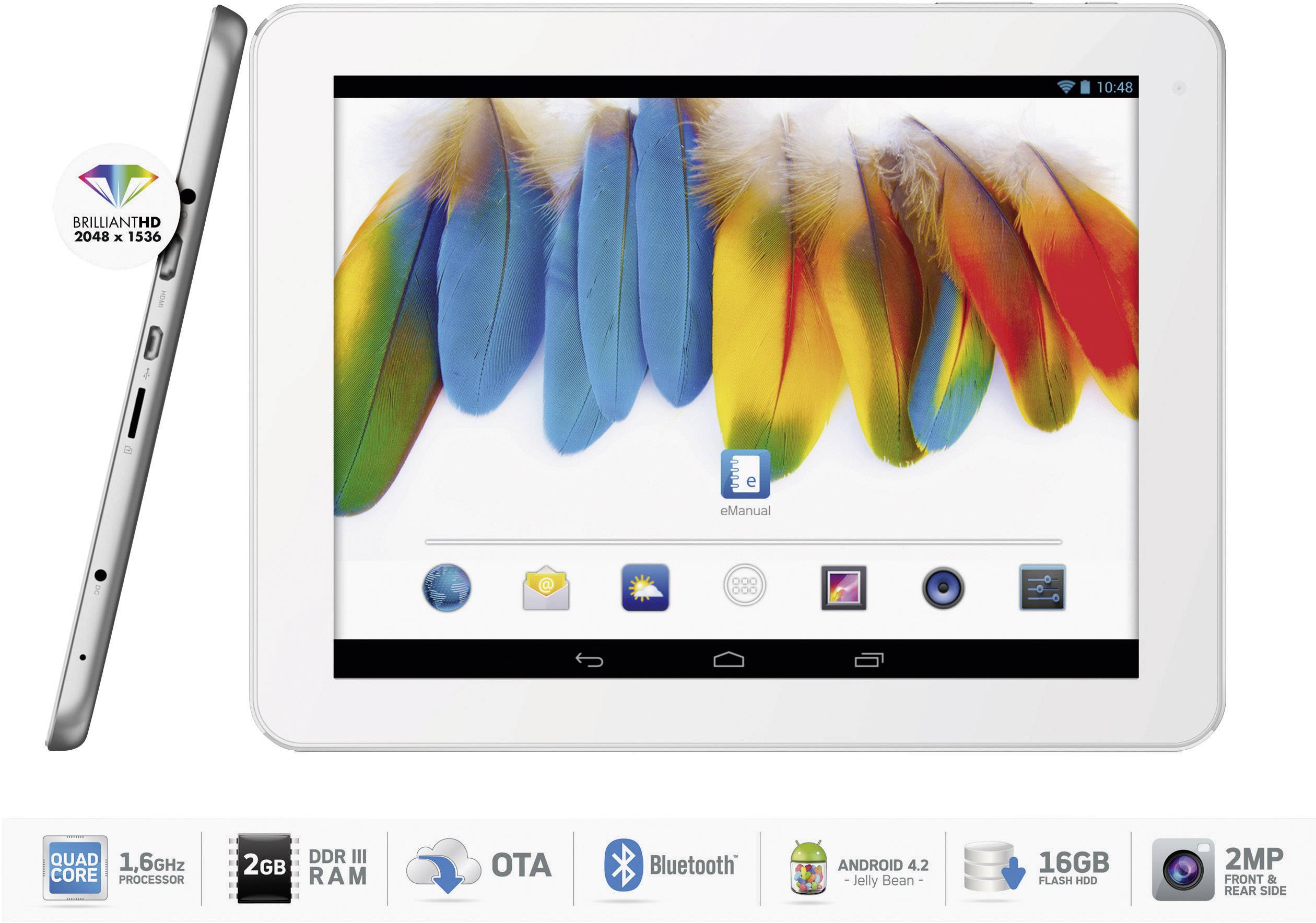 Odys Wifi 16 Gb White Android 24 6 Cm 9 7 Inch 1 6 Ghz Arm Cortex Android 4 2 2 2048 X 1536 P Conrad Com