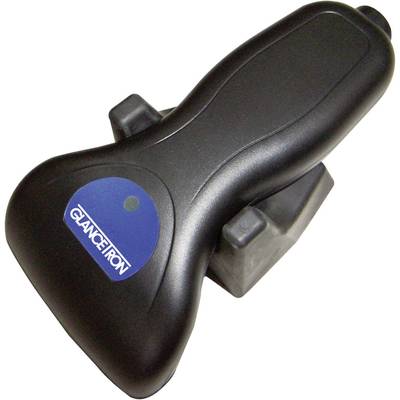 Glancetron 2009 PS/2-Kit (KBW) Barcode scanner Corded 1D Linear imager Black Hand-held PS/2