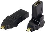 SpeaKa HDMI Adapter Micro-D HDMI plug to HDMI plug 360° swivelling