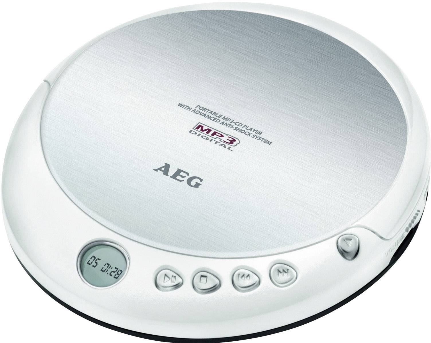 AEG CDP 4226 white Portable CD player CD, CDR, CDRW, MP3 White
