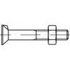 TOOLCRAFT 111622 Countersunk screw (+tap) M6 20 mm Hex head DIN 604 Steel 500 pc(s)