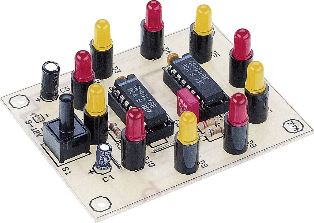 Conrad Components HB 468 Wheel of Fortune assembly kit Version: Assembly kit 9 V DC, 12 V DC