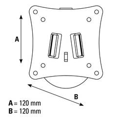Hama 00108720 Fix Ultraslim Xs Tv Wall Mount 25 4 Cm 10 66 0 Cm 26 Rigid Swivelling Conrad Com View and download hama tv wall brackets operating instructions manual online. hama 00108720 fix ultraslim xs tv wall mount 25 4 cm 10 66 0 cm 26 rigid swivelling