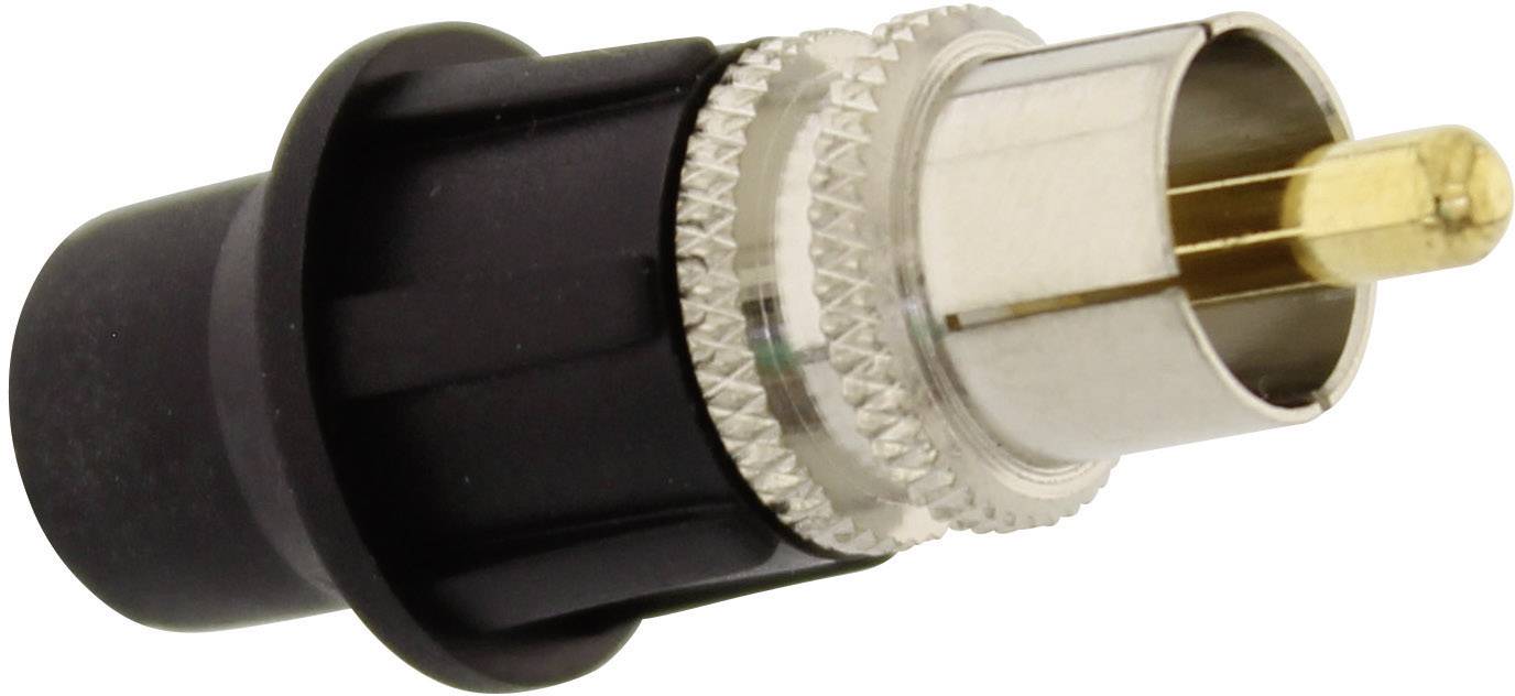Telecom Security KCM RCA connector Plug, straight Number of pins: 2 1 pc(s)