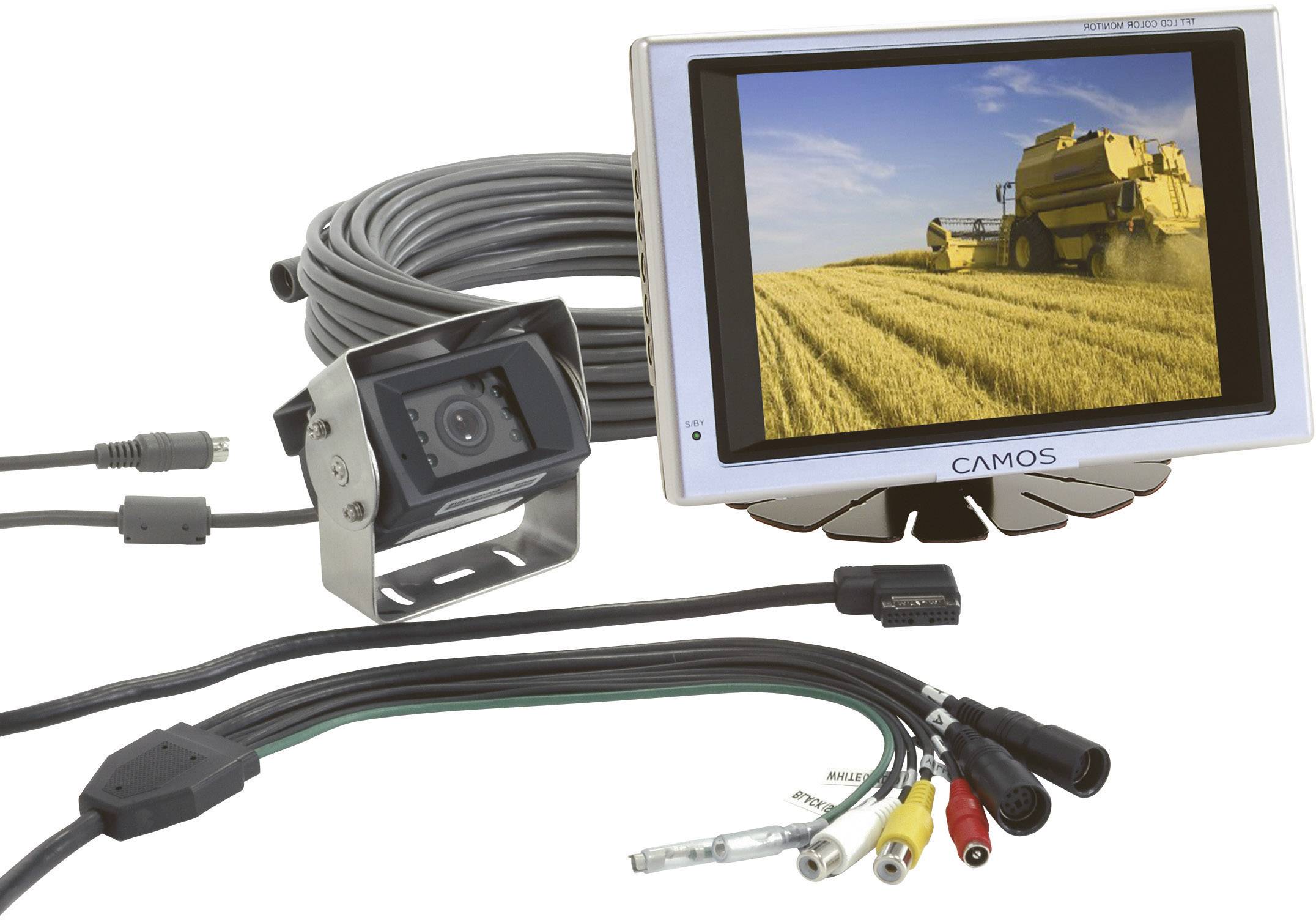 Camos RV562 Reversing camera system (corded) 2 camera inputs, builtin