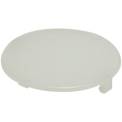 A round, flat plastic cover, light grey, probably designed for interior spaces.